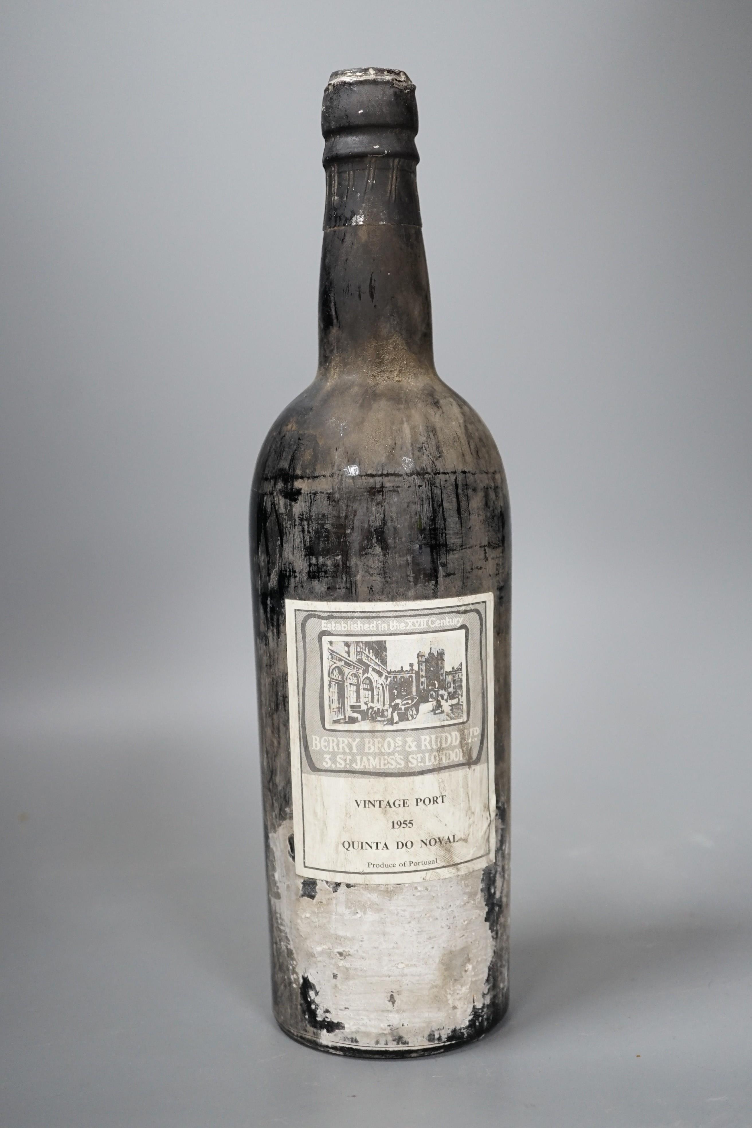 One bottle of Quinta Do Noval, 1955 vintage Port, Berry Bros. & Rudd Ltd.